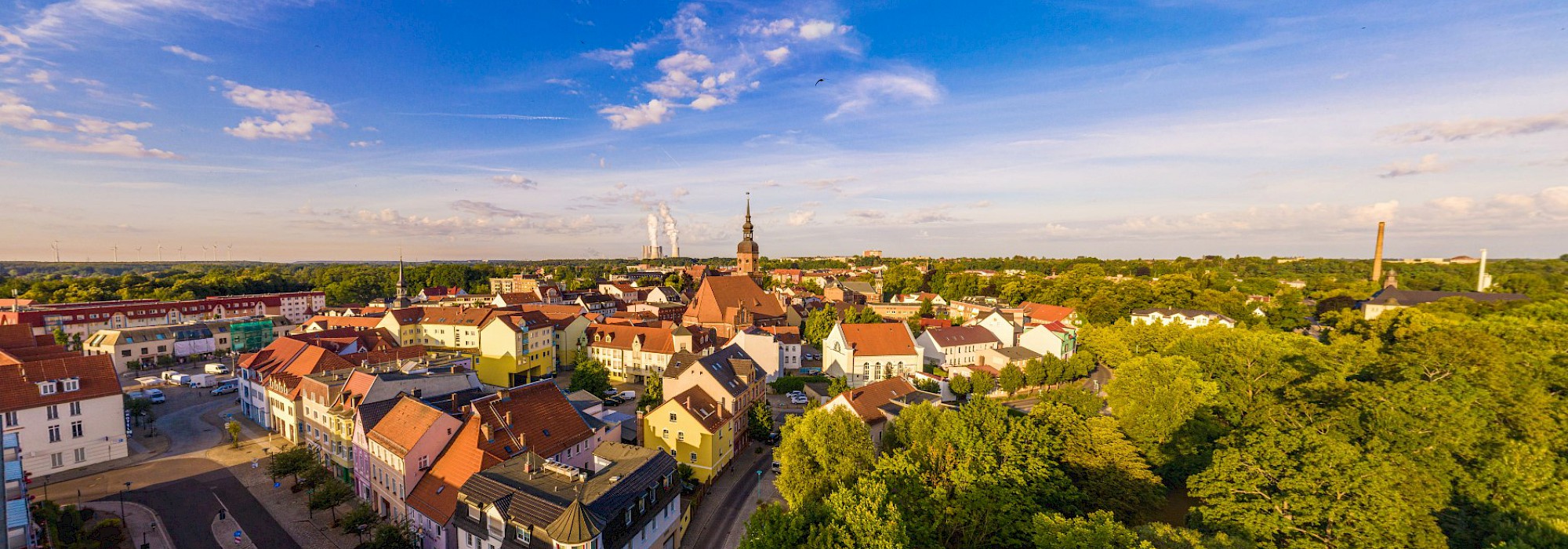 Luftbild der Spreeinsel